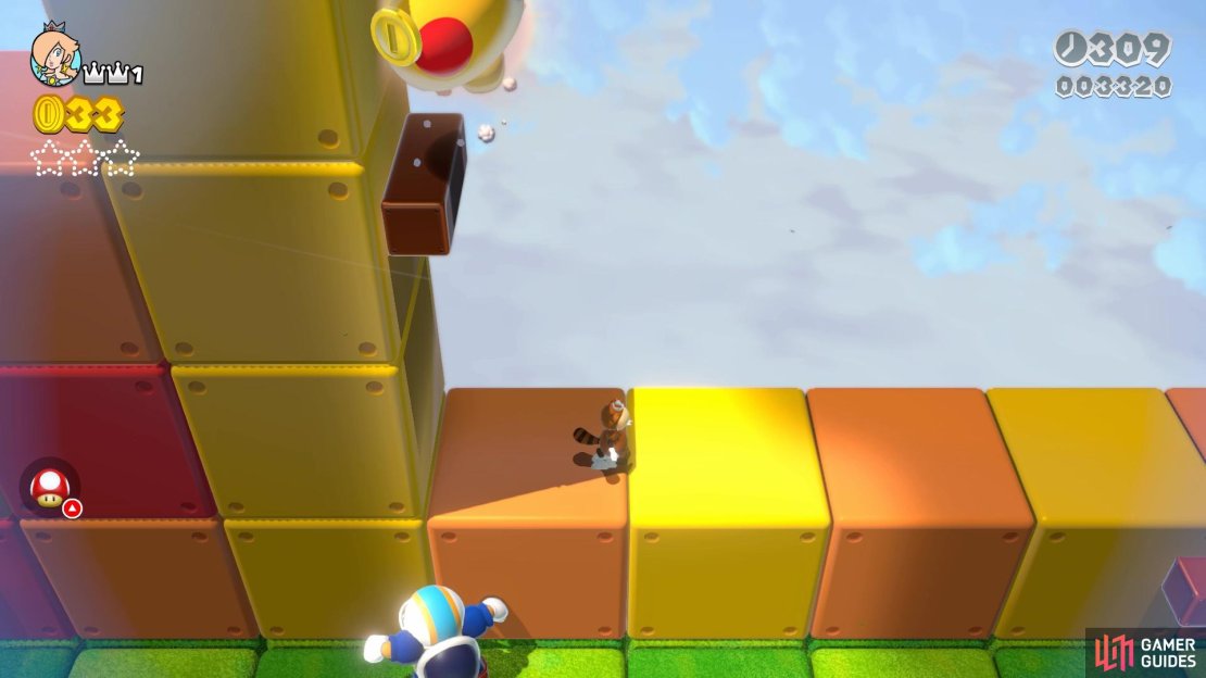 There is a hidden Mega Mushroom here