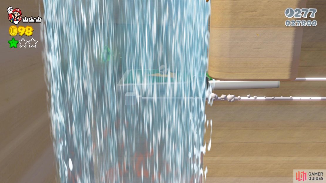 The second Green Star will be behind this waterfall