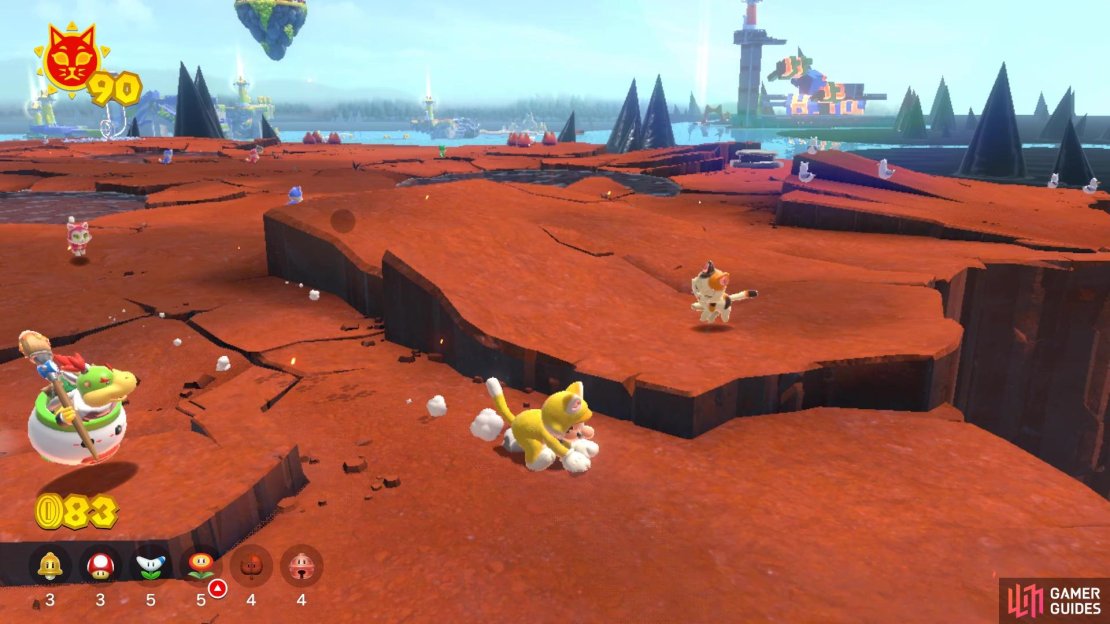 The location of the first kitten