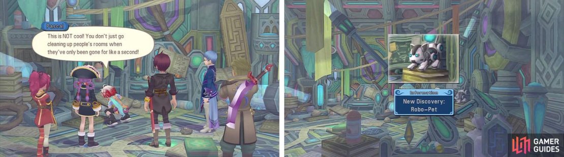 After the scene at Pascal&rsquo;s place, check the little robot dog discovery for a skit.