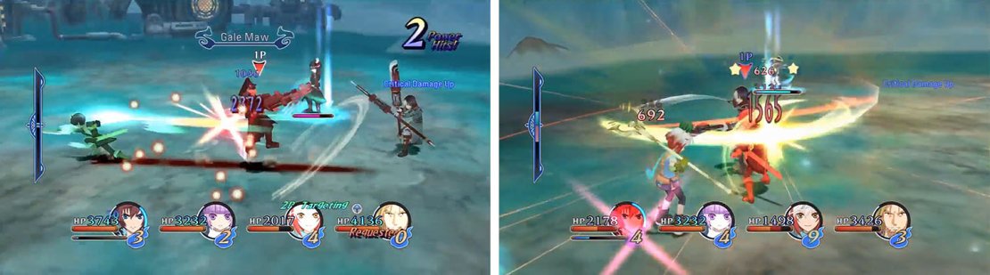 Focus on the Dragoons before switching to Kurt (left). It&rsquo;s important to guard or backstep from Kurt&rsquo;s devastating combos (right).