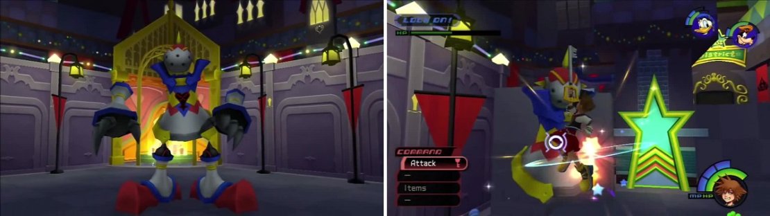 Guard Armor&rsquo;s limbs will spin around so counter for a chance to stun. Target the body once his limbs are taken out.