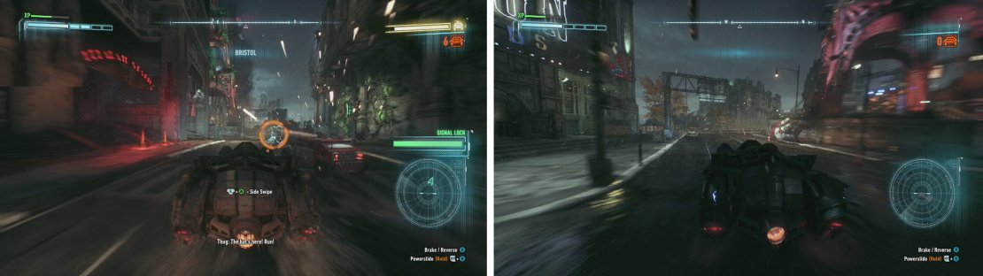 You&rsquo;ll need to take out several escort vehicles (left) before eliminating the APC (right).