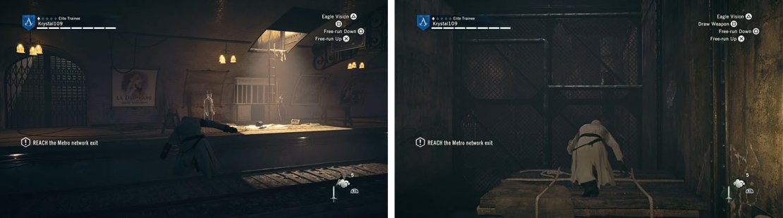 Make your way through the metro&rsquo;s tunnels in search of an exit.