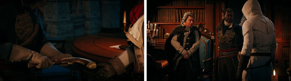 Head to the Assassin&rsquo;s HQ to clue in the brotherhood about Da La Serre&rsquo;s killer.