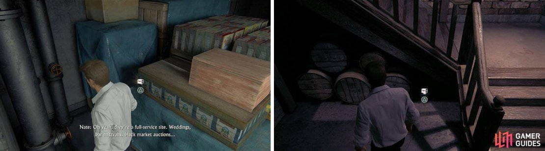There are two treasures close together in the storage area, so don&rsquo;t miss them.