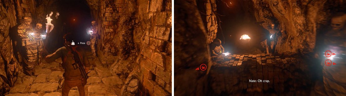 Watch out for the mummy booby traps that&rsquo;re located throughout the tunnels.