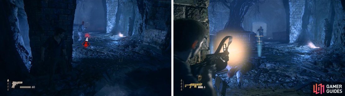 You&rsquo;ll want to deal with the two enemies carrying shotguns before any others.