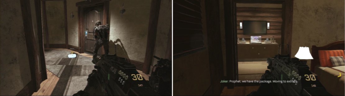 This intel is located in the room right across the hallway where the president was. Don&rsquo;t miss it as there&rsquo;s nothing here besides that.
