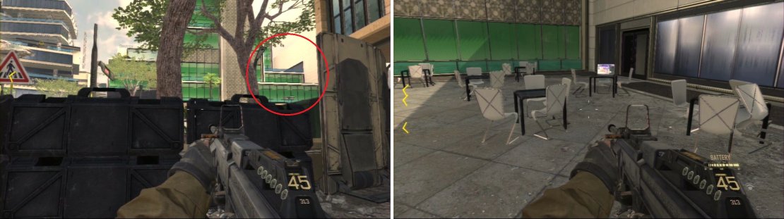 Go straight when you first enter the area and you&rsquo;ll find the building on the right side.
