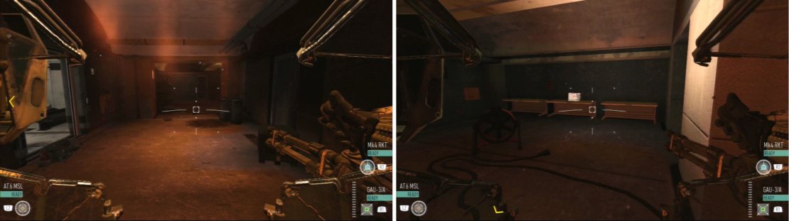 As you enter the building, when Gideon goes to the left, continue forward to find the lone Intel here.