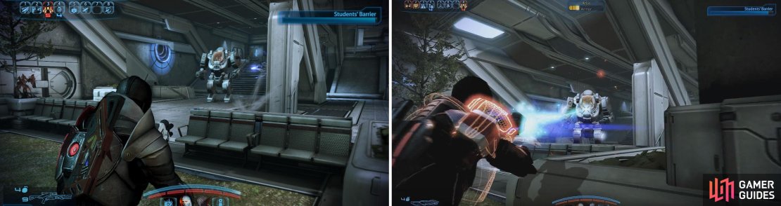 Atlas&rsquo; have a massive amount of health and armor but can be softened up with armor-piercing. Shoot the cockpit for severe damage and to take out the pilot.
