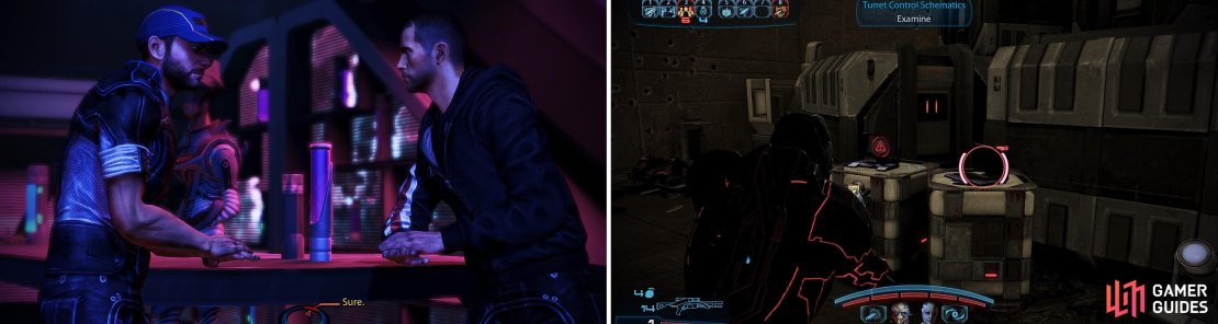 Joker and Shepard catching up at the Purgatory bar.