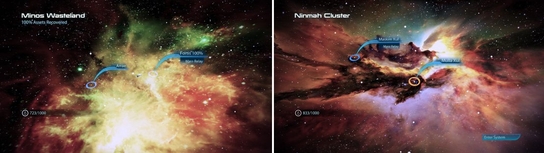 There&rsquo;s not much here but some Credits and fuel and later, a story mission (left). Other than a story mission, there isn&rsquo;t much else here (right).