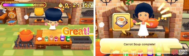 Seeing &ldquo;Great!&rdquo; is a sign you&rsquo;re cooking well and your stats are good.