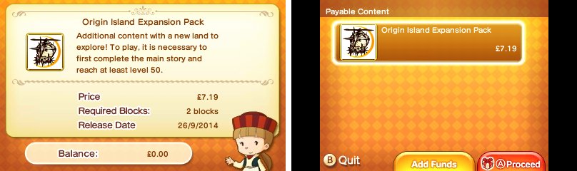 You can&rsquo;t purchase the DLC from the eShop; you have to do it within the game itself.