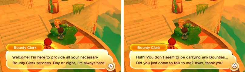 No bounties? You can still chat to the bounty clerks to liven up their day&hellip;