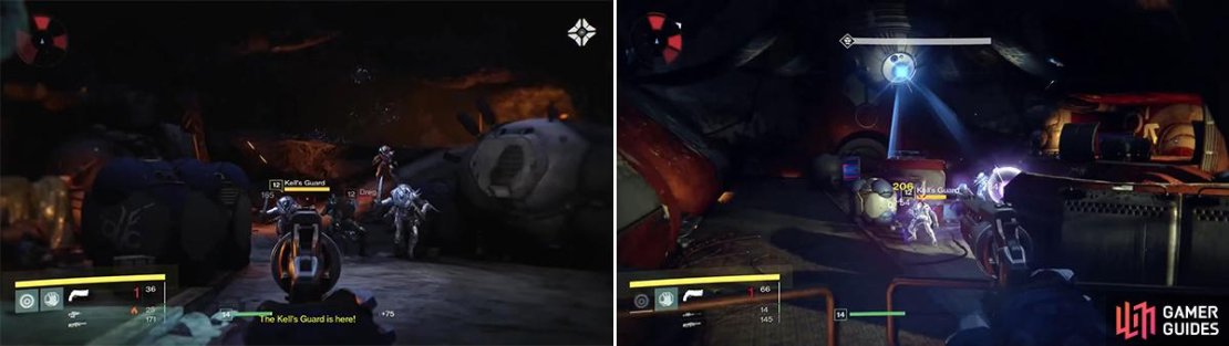 The Kell&rsquo;s Guard will rush you as you enter here (left). They are strong so keep moving. They appear later on also so make sure to dispatch them quickly.