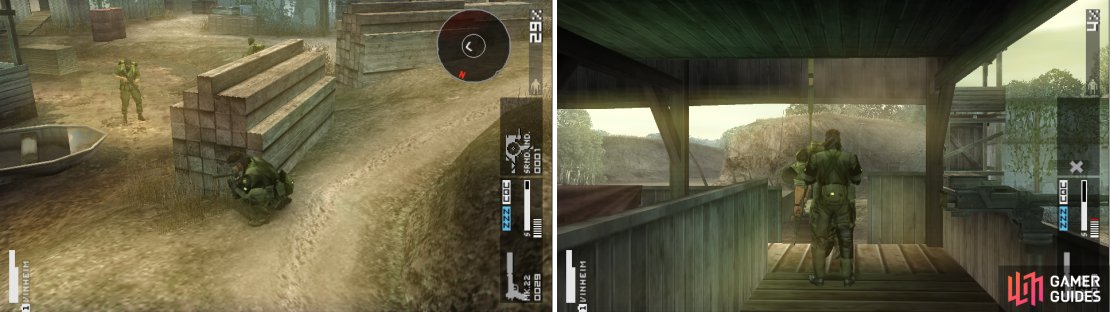 Hide behind these wooden pillars (left picture). I&rsquo;ve always wondered how the Fulton Recovery System works under a roof haha (right picture).