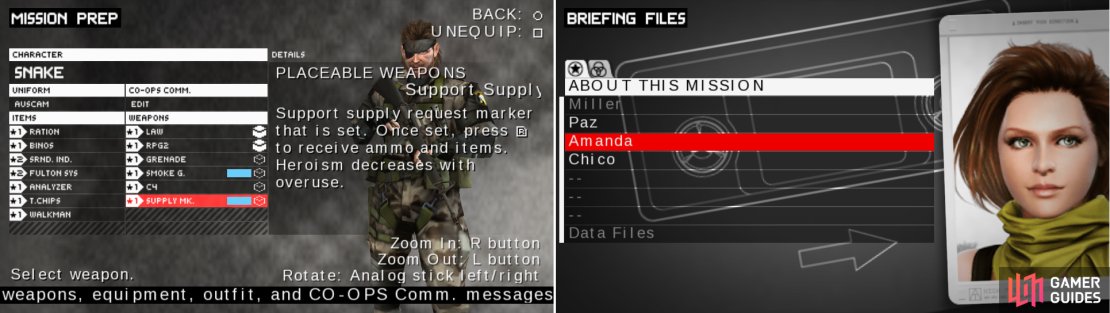 Make sure to bring that Supply Mark. You&rsquo;ll need it. Also make sure to listen to what Amanda has to say before starting the OPS.