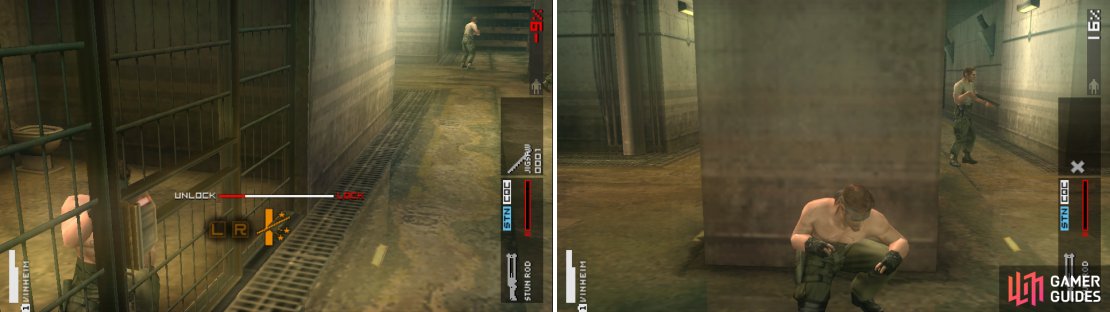 Stay hidden at all times. You have no equipment whatsoever so you&rsquo;ll depend on your sneaking ability and CQC.
