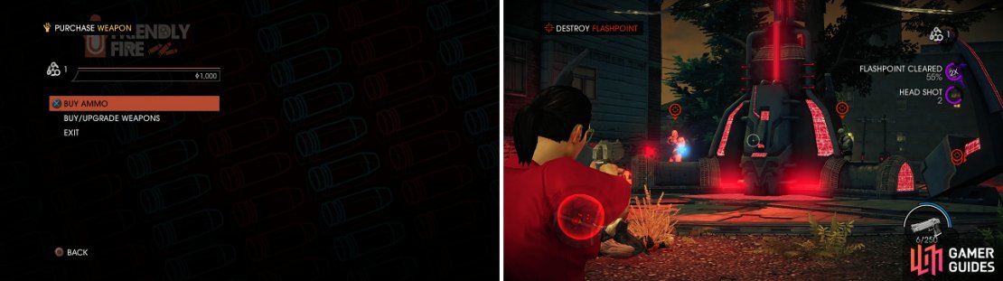 You get a choice of a few weapons to buy and you&rsquo;ll be getting a chance to test it out extensively after purchasing it.