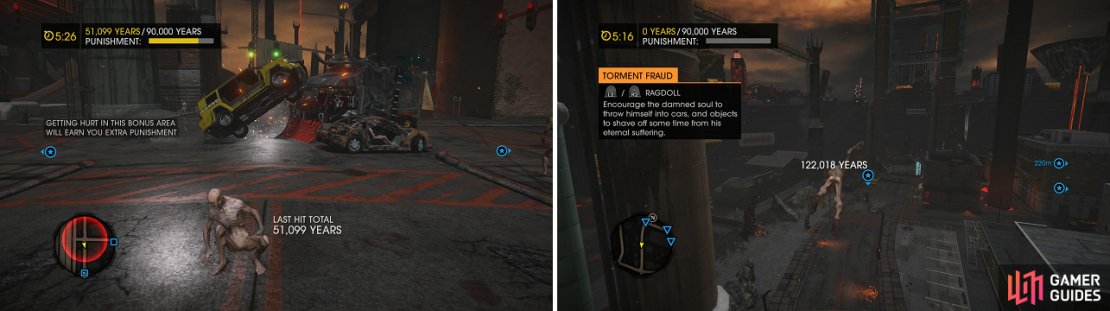 Intersections and highways tend to have a lot of vehicles, making them great for Torment Fraud.