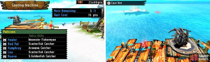 Select your Palicos&hellip;and if you&rsquo;re lucky you&rsquo;ll fish up a Plesioth!