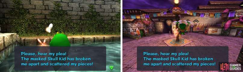 The Stray Fairy&rsquo;s location changes depending on the time of day.