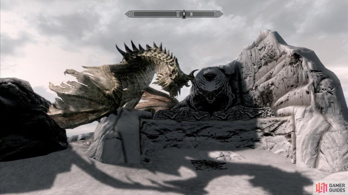 &ldquo;Ambition Overlord Cruelty&ldquo; The legendary lieutenant of Alduin in the Dragon War. He is now known to reside on the Throat of the World under the protection of the Greybeards of High Hrothgar.