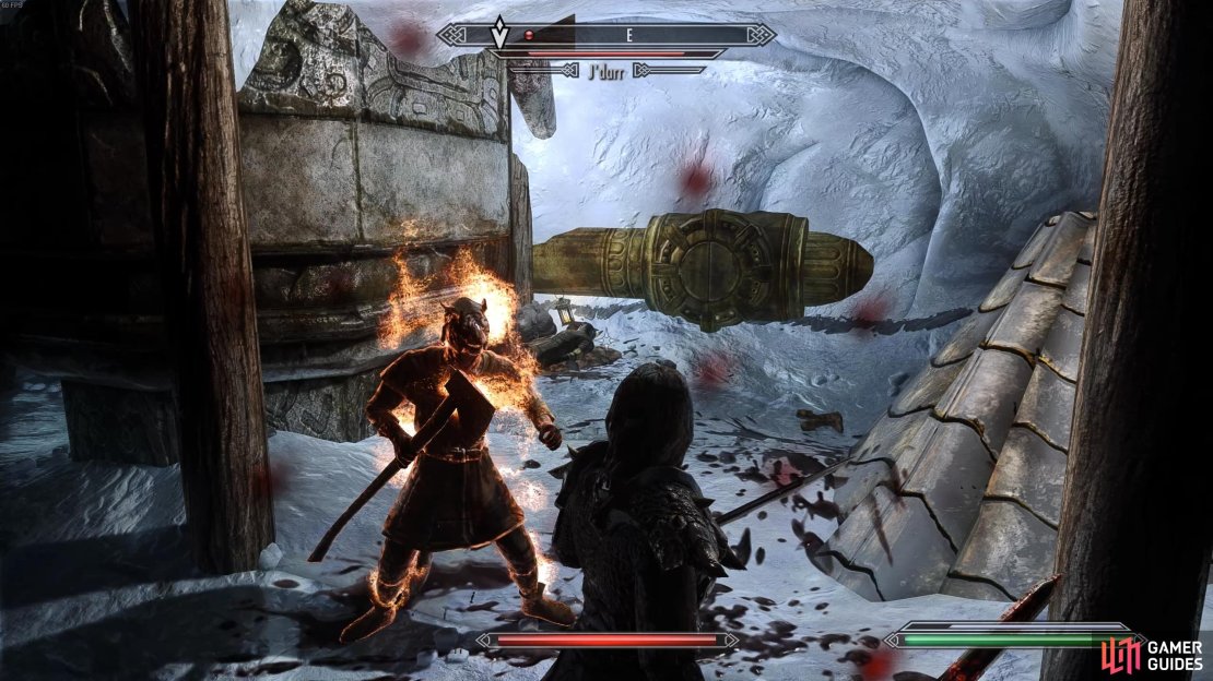 You&rsquo;ll encounter a hostile Khajit as you make your way through the dungeon.