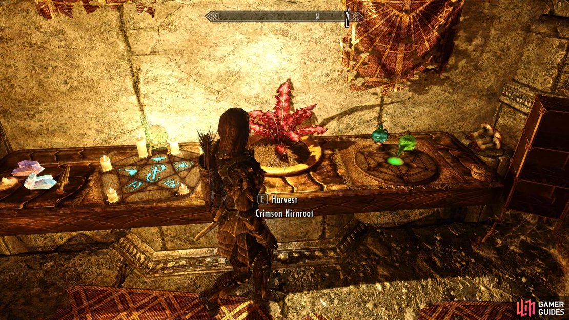 Be sure to loot the Crimson Nirnroot to activate the A Return to Your Roots side quest. 