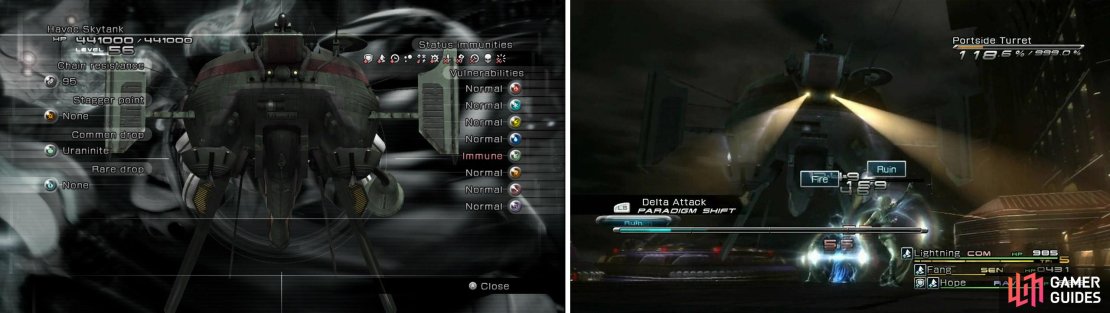 The Havoc Skytank is fought at the end of Chapter 7 outside Hope Estheim&rsquo;s home.