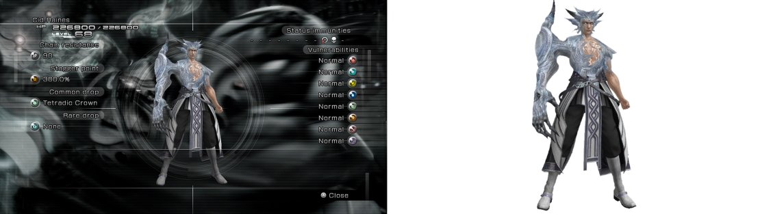 Cid Raines is the first boss fought in the Fifth Ark and is the only l&rsquo;Cie fought in the game.