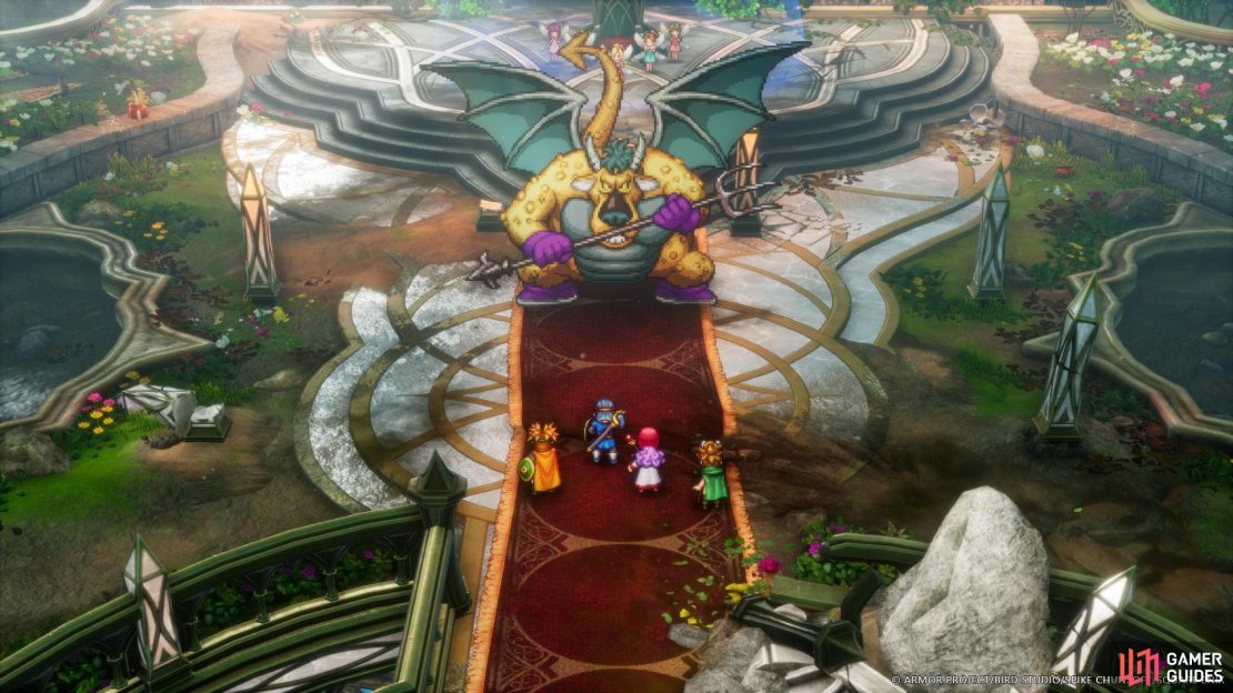 You&rsquo;ll have a party of four to use in Dragon Quest II HD-2D Remake.