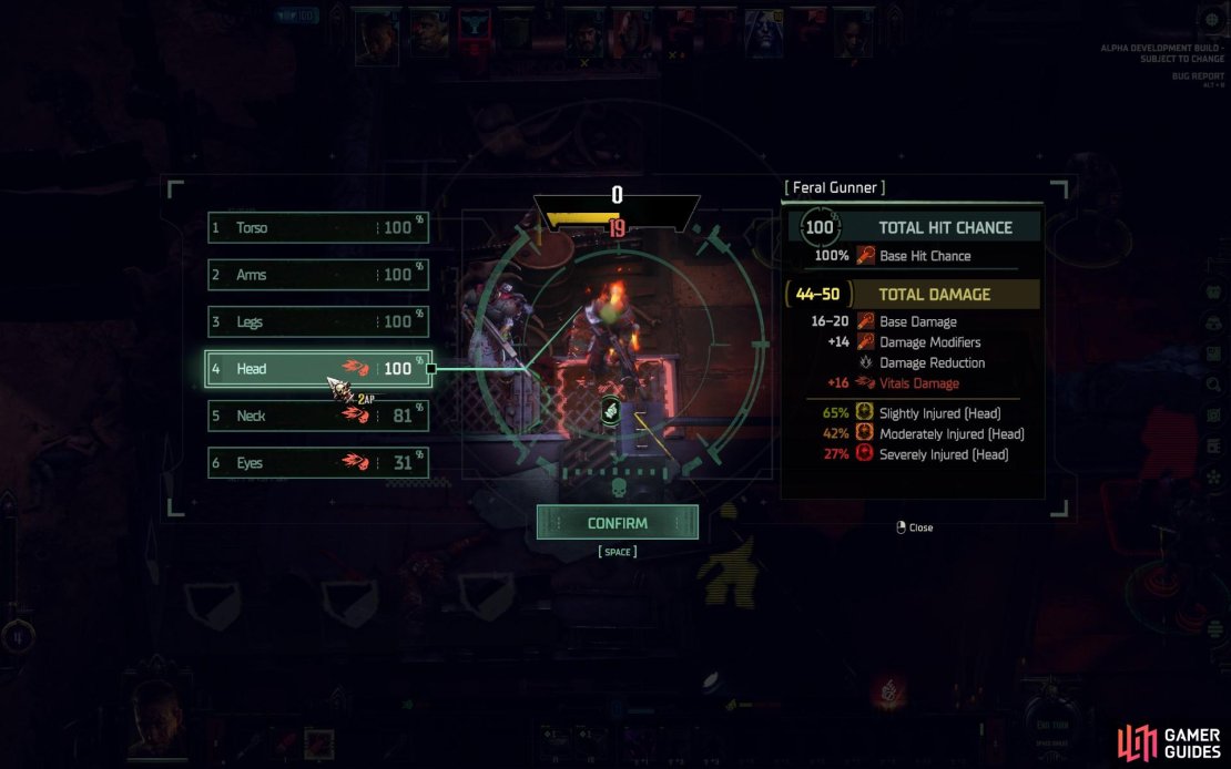 Targeted shots can deal extra damage and inflict debuffs, and in light of how nerfed burst fire is, it&rsquo;s a tool you&rsquo;ll need to lean on to win fights.