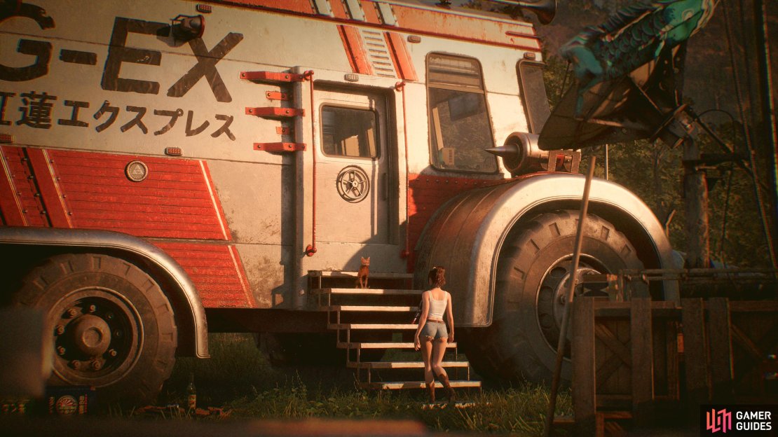 The RV provides a way to increase Choko&rsquo;s stats by undertaking mini-games using the AP you have acquired.