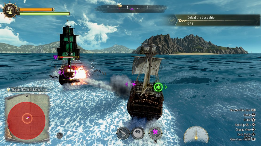 Naval combat isn&rsquo;t quite as fully fleshed out as a traditional pirate game but what&rsquo;s there is still excellent