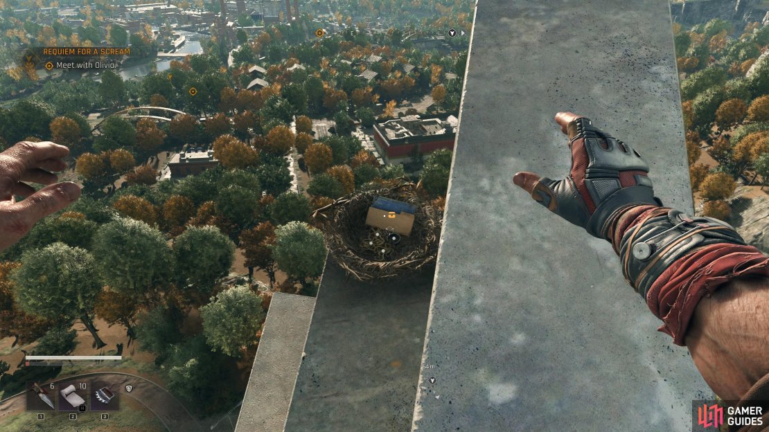 There&rsquo;s some great parkour set piece moments or design. But other areas not so much. Image via Gamer Guides / Techland.