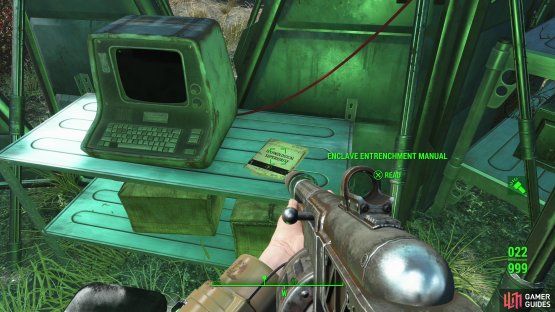 Browse the Enclave Entrenchment Manual to glean how to craft Enclave Laser Turrets and Enclave Com Towers.