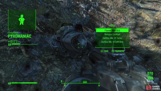 and claim his stolen Hellfire Power Armor, now twice stolen.