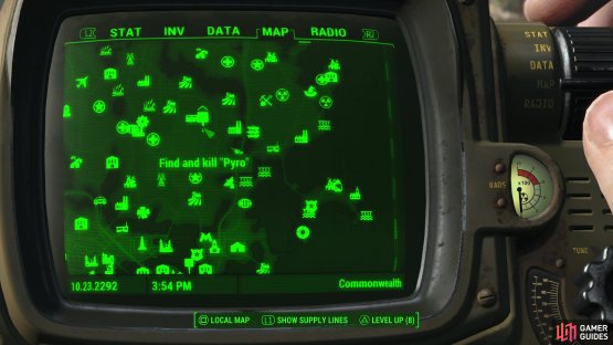 you really only need to locate Pyro&rsquo;s camp - west of Saugus Ironworks.