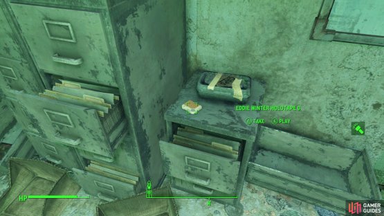Be sure to grab the Eddie Winter Holotape 0 from the prison room.