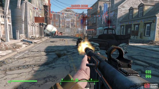 In the ruins of Concord you&rsquo;ll find Raiders near the Museum of Freedom.