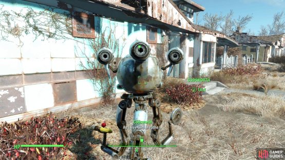 You&rsquo;ll find your faithful robo-butler, Codsworth, still pantomiming his pre-war chores.