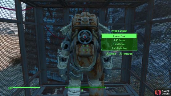 to acquire a new suit of Power Armor.