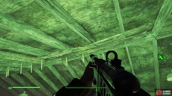 At the end of a plunger trail you&rsquo;ll find a stash hidden along the roof.