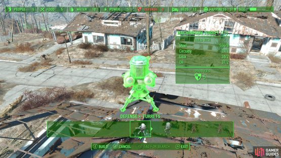 You have a variety of options here, but when it comes to resources, ease of use and practical benefit, Machinegun Turrets are the best option.