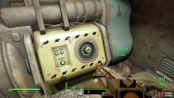Pry a Fusion Core from the store&rsquo;s still functioning reactor.