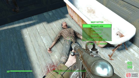 In the second storey of the house you&rsquo;ll find a body, which contains clues regarding the origins of the Bloodbug infestation.